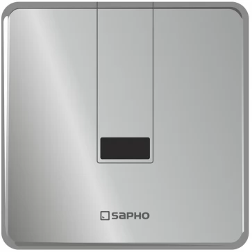 SAPHO - Podomítkový automatický splachovač pro urinál 6V (4xAA), nerez lesk PS006