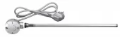 AQUALINE - Elektrická topná tyč s termostatem, rovný kabel, 500 W, chrom LT67445
