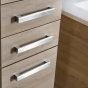 AQUALINE - VEGA skříňka vysoká 35x184x31cm, dub platin VG985