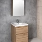 AQUALINE - SAVA 55 keramické umyvadlo nábytkové 55x46cm, bílá 2055