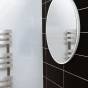 SAPHO - FLOAT kulaté LED podsvícené zrcadlo ø 600, bílá 22559