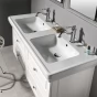 GSI - CLASSIC keramické dvojumyvadlo 125x54 cm, bílá ExtraGlaze 8725111