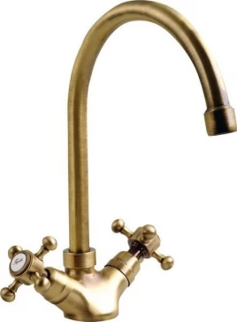 SAPHO - ANTEA stojánková dřezová baterie, výška 275, bronz 3096