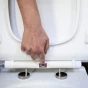 CERSANIT - WC sedátko PARVA SLIM DUROPLAST ANTIB.  SC ECO jedno tlačítko K98-0136