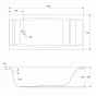 CERSANIT - VANA VIRGO 170X75 cm S301-045