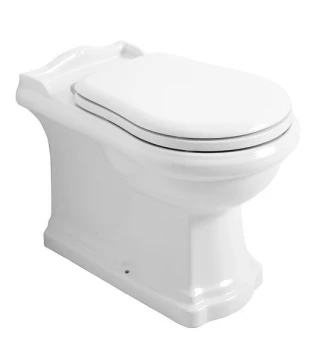 KERASAN - RETRO WC mísa stojící, 39x61cm, spodní/zadní odpad, bílá 101601