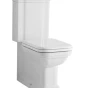 KERASAN - WALDORF WC kombi mísa 40x68cm, spodní/zadní odpad, bílá 411701