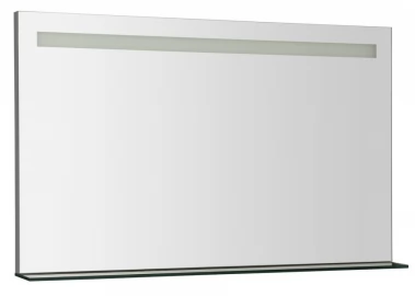 SAPHO - BRETO zrcadlo s LED osvětlením a policí 100x60,8cm BT100