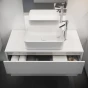 CERSANIT - Skříňka pod umyvadlo na desku CREA 80, bílá  S924-005