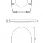 CERSANIT - SEDÁTKO DELFI POLYPROPYLEN SOFT-CLOSE K98-0073