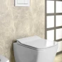 SAPHO - GLANC WC sedátko, SLIM, Soft Close, bílá GC5030