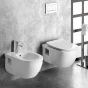 SAPHO - BRILLA bidet závěsný, 35,5x53 cm, bílá 100624