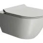 GSI - PURA závěsná WC mísa, Swirlflush, 36x55cm, cenere dual-mat 881517