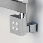 SAPHO - KTX topná tyč s termostatem, s krytem pro kabel, 300 W, chrom KTX-CW-300