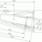 POLYSAN - CHIQUITA R asymetrická vana 170x100x45cm, bílá 92619