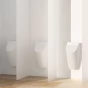 GSI - COUNITY urinál se zakrytým přívodem vody s otvory pro víko 31x65cm, bílá ExtraGlaze 909811