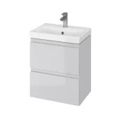 CERSANIT - SET 982 MODUO SLIM 50 ŠEDÁ DSM (SKŘÍŇKA + UMYVADLO) S801-228-DSM