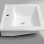 AQUALINE - ZUNO 55 keramické umyvadlo nábytkové 55x45cm, bílá 9055