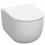 KERASAN - FLO závěsná WC mísa, Rimless, 37x54cm, bílá 311101