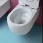 KERASAN - FLO závěsná WC mísa, Rimless, 37x54cm, bílá 311101