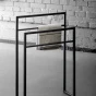 SAPHO - SKA stojan na ručníky 550x790x200, černá mat SKA301