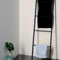 SAPHO - SKA sušák ručníků na opření 420x1700x20, černá mat SKA551