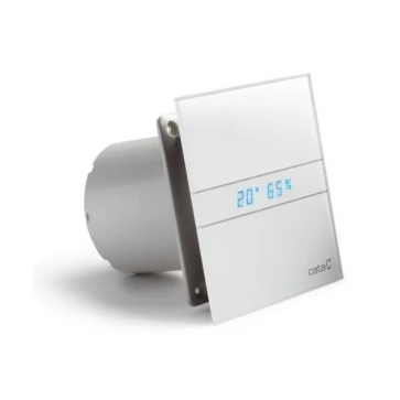 CATA - E-100 GTH koupelnový ventilátor axiální s automatem, 4W/8W, potrubí 100, bílá 00900200