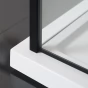 POLYSAN - ZOOM LINE BLACK boční stěna 800, čiré sklo ZL3280B