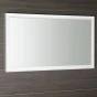 SAPHO - FLUT zrcadlo s LED podsvícením 120x70cm, bílá FT120