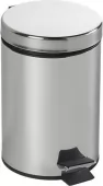 AQUALINE - SIMPLE LINE odpadkový koš kulatý 3l, nerez lesk 27103