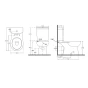 SAPHO - KAIRO CLEANWASH WC kombi s bidet. sprškou, zadní odpad, bílá PC106