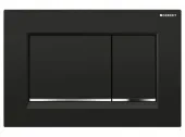GEBERIT SIGMA30 ovládací tlačítko, černá lesk/chrom lesk 115.883.KM.1