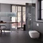 GEBERIT SIGMA30 ovládací tlačítko, bílá lesk/chrom 115.883.KJ.1