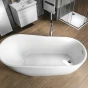 AQUALINE - TISA volně stojící vana, 170x80cm, bílá E1780