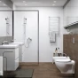 CERSANIT - SET 981 MODUO SLIM 60 BÍLÁ DSM (SKŘÍŇKA + UMYVADLO) S801-227-DSM