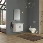 SAPHO - BENE závěsná WC mísa, 35,5x51cm, bílá BN320