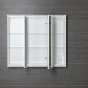 SAPHO - BATU galerka 80x71x15cm, 2x LED osvětlení, bílá 1141131