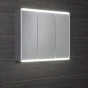 SAPHO - BATU galerka 80x71x15cm, 2x LED osvětlení, bílá 1141131