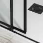 POLYSAN - ALTIS BLACK obdélníkový sprchový kout 1000x800 L/P varianta, rohový vstup, čiré sklo AL1512BAL1582B