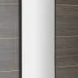 SAPHO - AROWANA zrcadlo v rámu 35x90cm, černá mat AWB3590