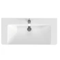 CERSANIT - SET B308 LARA MILLE 100 (SKŘÍŇKA + UMYVADLO) OŘECH DSM S801-331-DSM