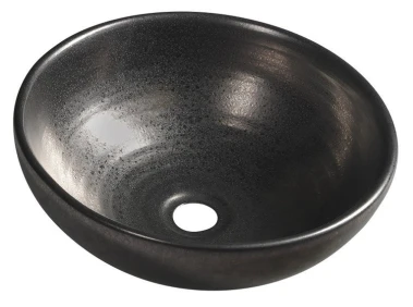 SAPHO - ATTILA keramické umyvadlo, průměr 43cm, metalická měď DK010