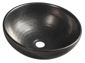 SAPHO - ATTILA keramické umyvadlo, průměr 43cm, metalická měď DK010