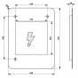 SAPHO - SENFINECO zrcadlo s LED osvětlením 65x79cm, 3D efekt SF115