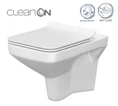 CERSANIT - SET 742 ZÁVĚSNÁ WC MÍSA COMO CLEANON SE SEDÁTKEM DUR ANTI SOFTCLOSE K701-102