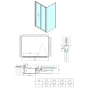 POLYSAN - EASY obdélníkový sprchový kout 900x800, skládací dveře, L/P varianta, čiré sklo EL1990EL3215
