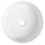 ISVEA - INFINITY ROUND keramické umyvadlo na desku, průměr 36cm, bílá 10NF65036