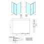 POLYSAN - EASY obdélníkový sprchový kout 1200x800 L/P varianta, sklo Brick EL1238EL3238