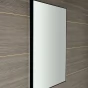 SAPHO - AROWANA zrcadlo v rámu 50x80cm, černá mat AWB5080