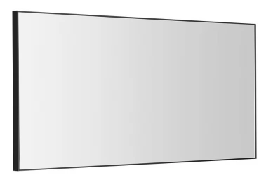 SAPHO - AROWANA zrcadlo v rámu 100x50cm, černá mat AWB1050